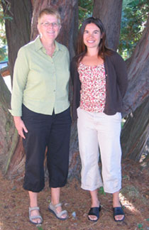 Brenda Clark and Nicole Kilburn