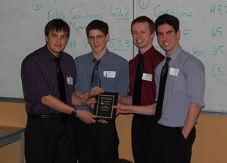 Business Simulation winners.