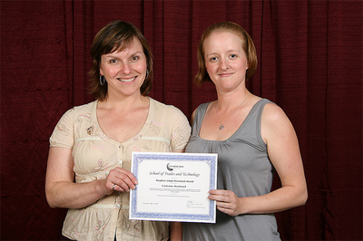 Joyce van de Vegte and Cathy Woodward.