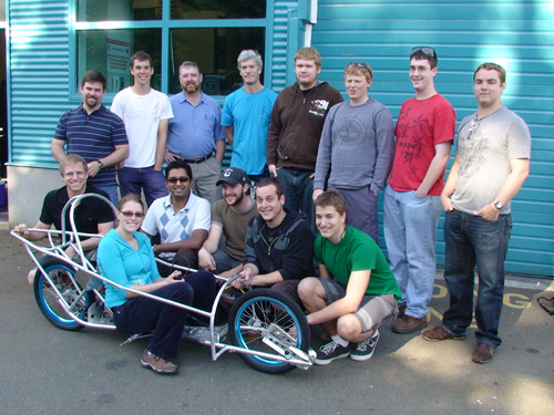 Camosun's Mechanical Engineering Canary Derby team.