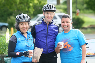 Faye Martin, Ron Driedger and Doreen Provencher
