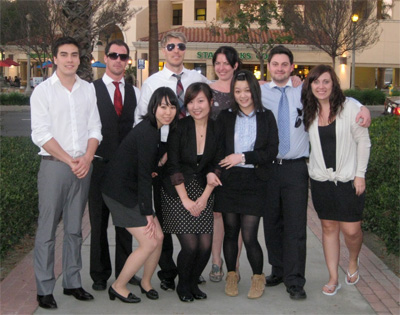 Nine Camosun students reported for class January 17 at the University of California, Riverside.
