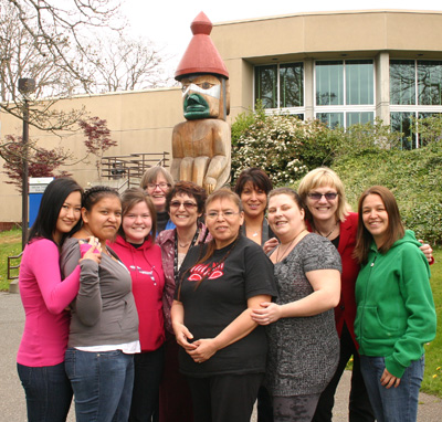 2009 student and instructor cohort. Danielle is third from left.