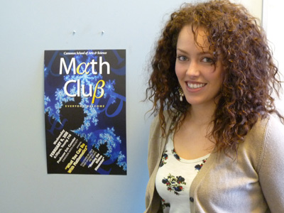 Math Club student president Kayleigh Sherman