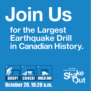 Shake Out Oct 20 2011 Poster