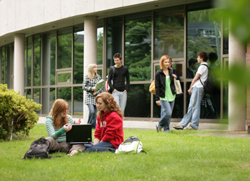 Group of students at Camosun College.