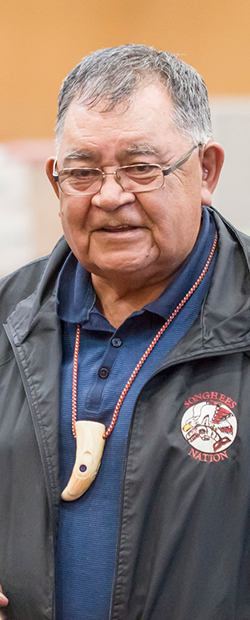 Elder at National Indigenous Day celebration