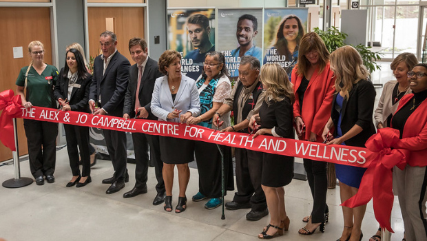 Ribbon cutting ceremony for the new Centre for Health and Wellness (CHW)