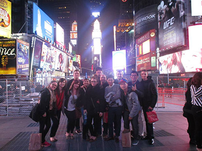 Camosun DECA team in New York