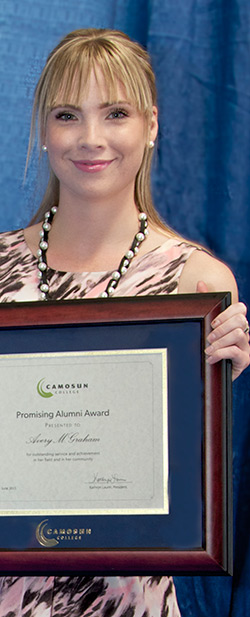 Avery Graham, 2013 Promising Alumnus