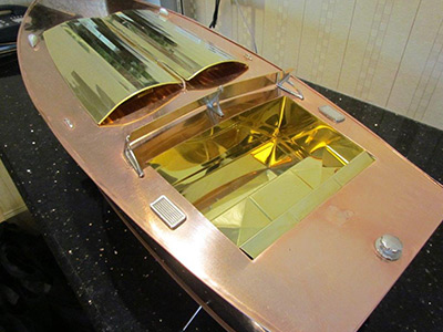 Sara Wilson's model boat