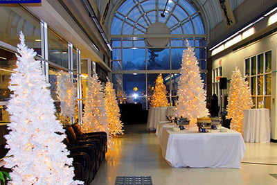 Holiday party in the Atrium