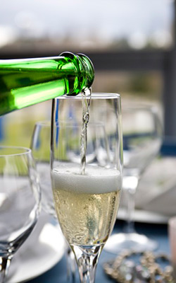 Pouring the bubbly